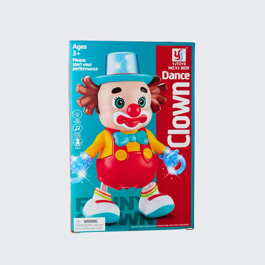 Funny Face Dancing Clown Joker Toy With Lights & Music For Kids