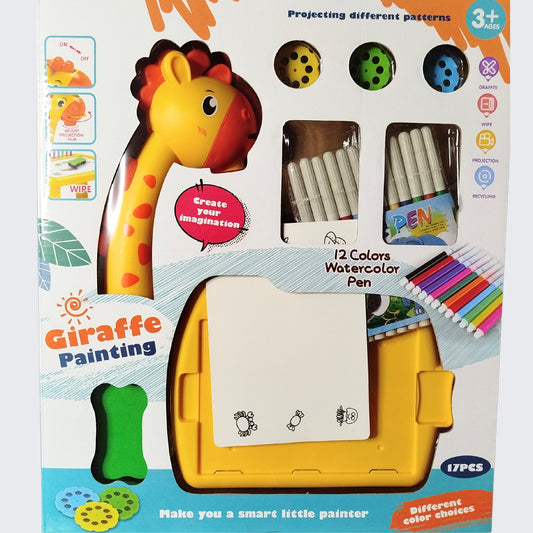 Giraffe Style Projection Drawing Board For Kids