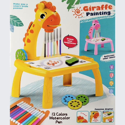 Giraffe Style Projection Drawing Board For Kids